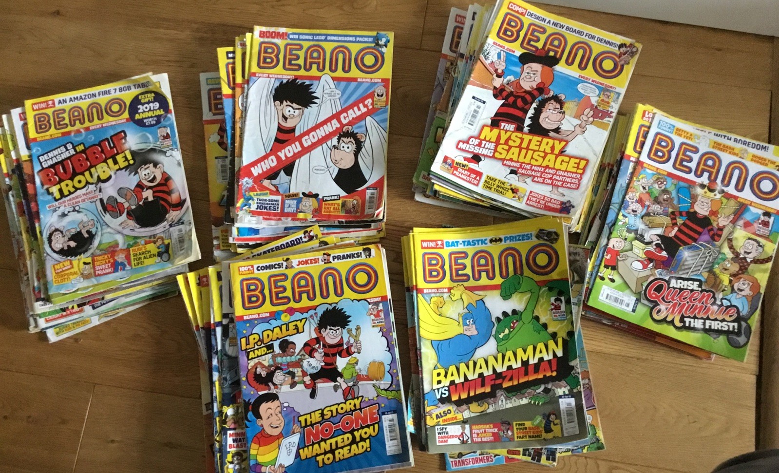 Huge Beano Comic Bundle 117 Job Lot Comics Dennis Menace Bash Street 2017- 2022