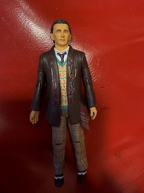 Figurina articolata Doctor Who 7° Dottore Sylvester McCoy Sheercast 5,5 pollici
