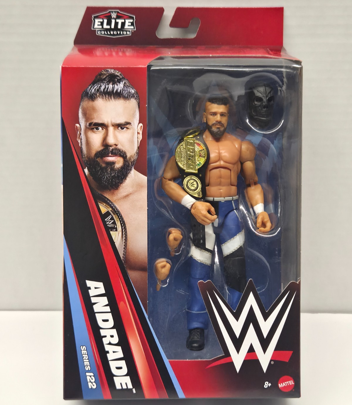 ANDRADE - WWE Mattel Elite Collection Series 122 con cintura titolo velocità MINORE USURA
