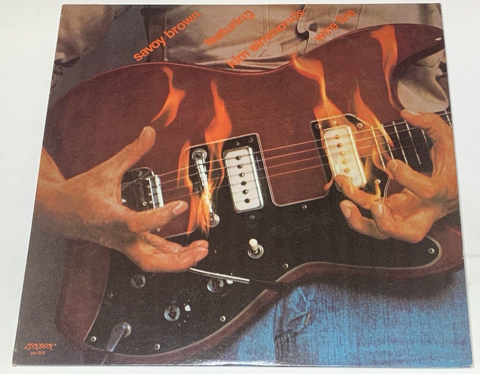 Savoy Brown Wire Fire Kim Simmonds 12” Vinyl LP 1975 London PS-659 Blues Rock