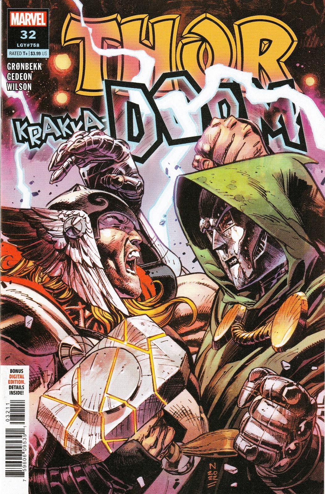 THOR #32 (2020) TORUNN GRONBEKK / JUAN GEDEON ~ DOCTOR DOOM ~ NON LETTO NM