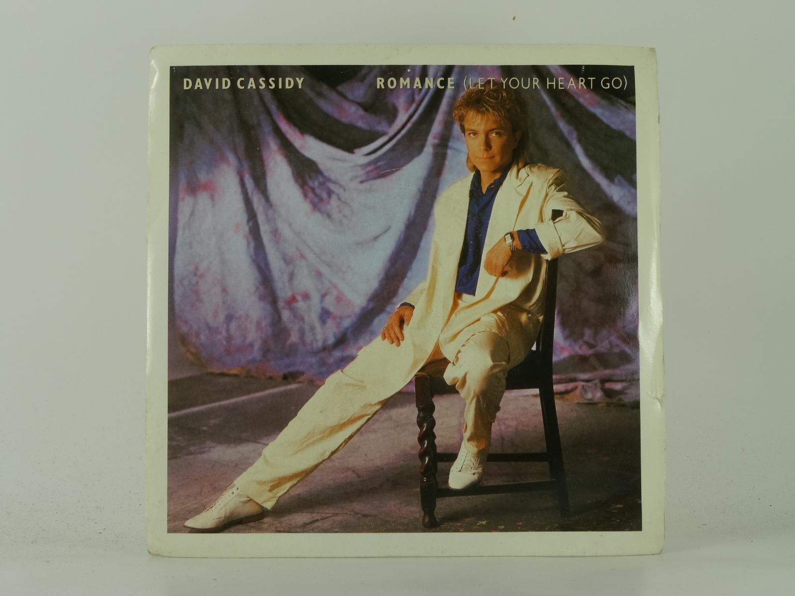 DAVID CASSIDY ROMANCE (LET YOUR HEART GO) (52) 2 Track 7" Single plus Picture Sl