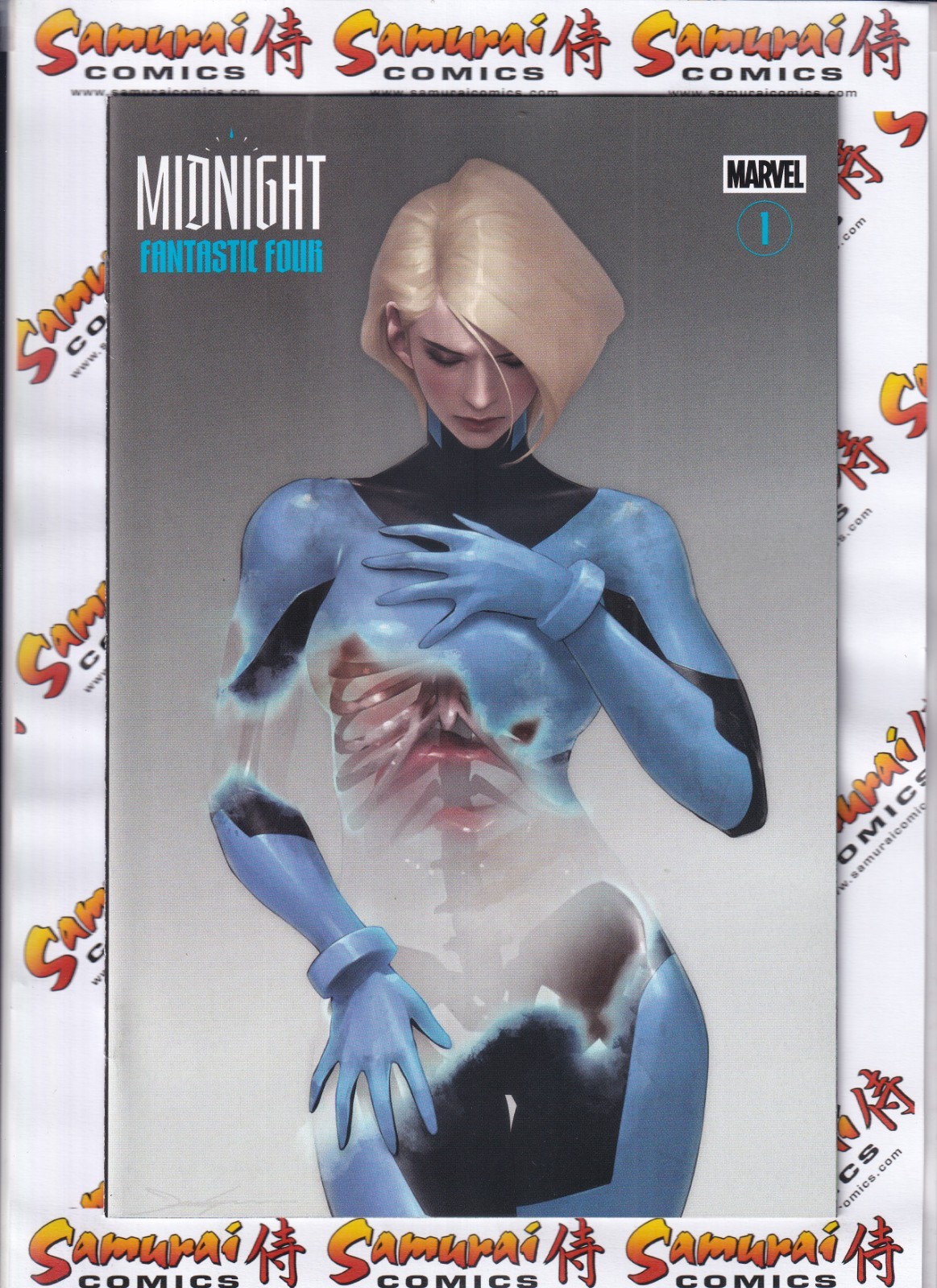 Midnight Fantastic Four #1 1:25 Jeehyung Lee Midnight Gallery Var Actual Scans!