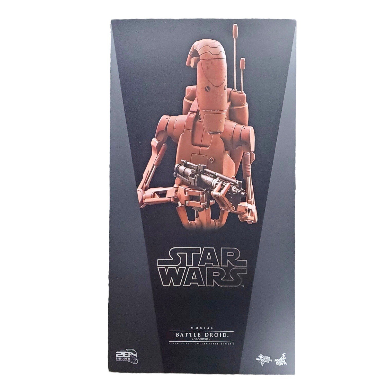 Hot Toys Star Wars Battle Droid Geonosis Modellino scala 1/6 MMS649 AOTC NEGLI USA