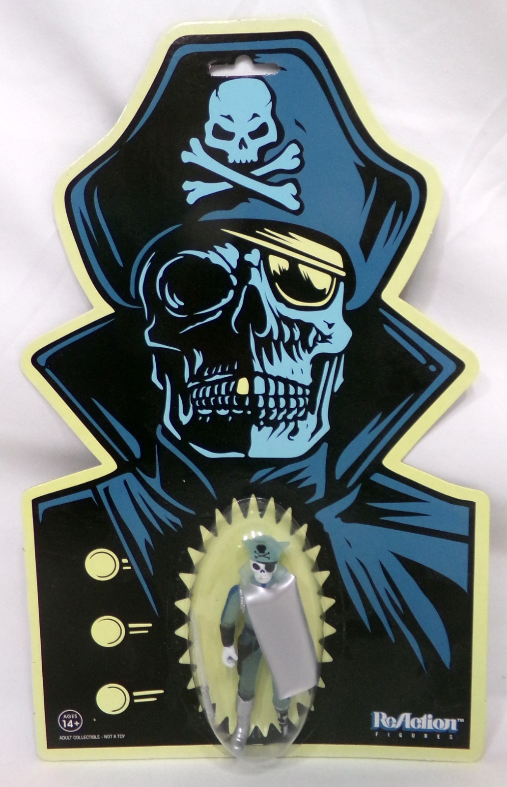 Super7 ReAction Captain Deadstar Figure 3,75" GITD Limited Edition Nuovo