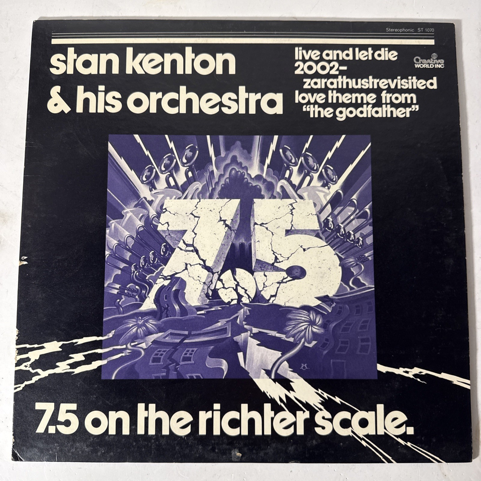 Stan Kenton And His Orchestra – 7.5 On The Richter Scale - Signed Autographed