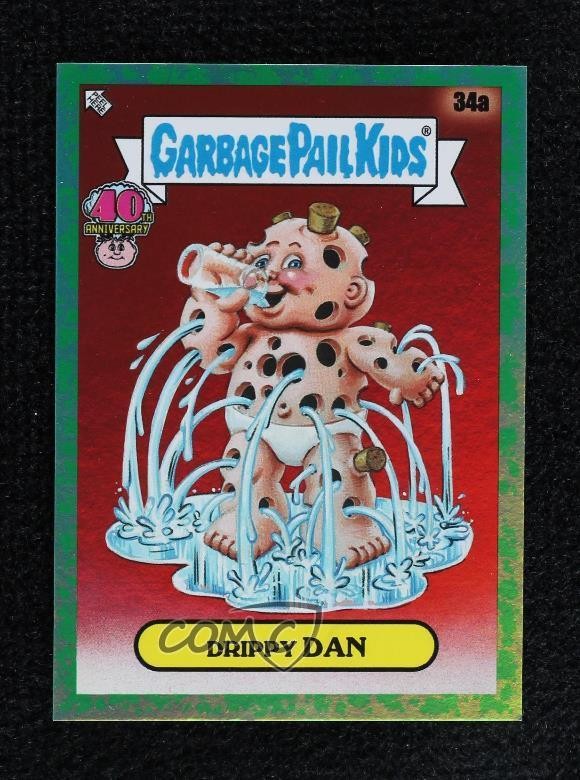 2025 Worst of Garbage Pail Kids 40th Anniversary Booger Green Drippy Dan 0tp5