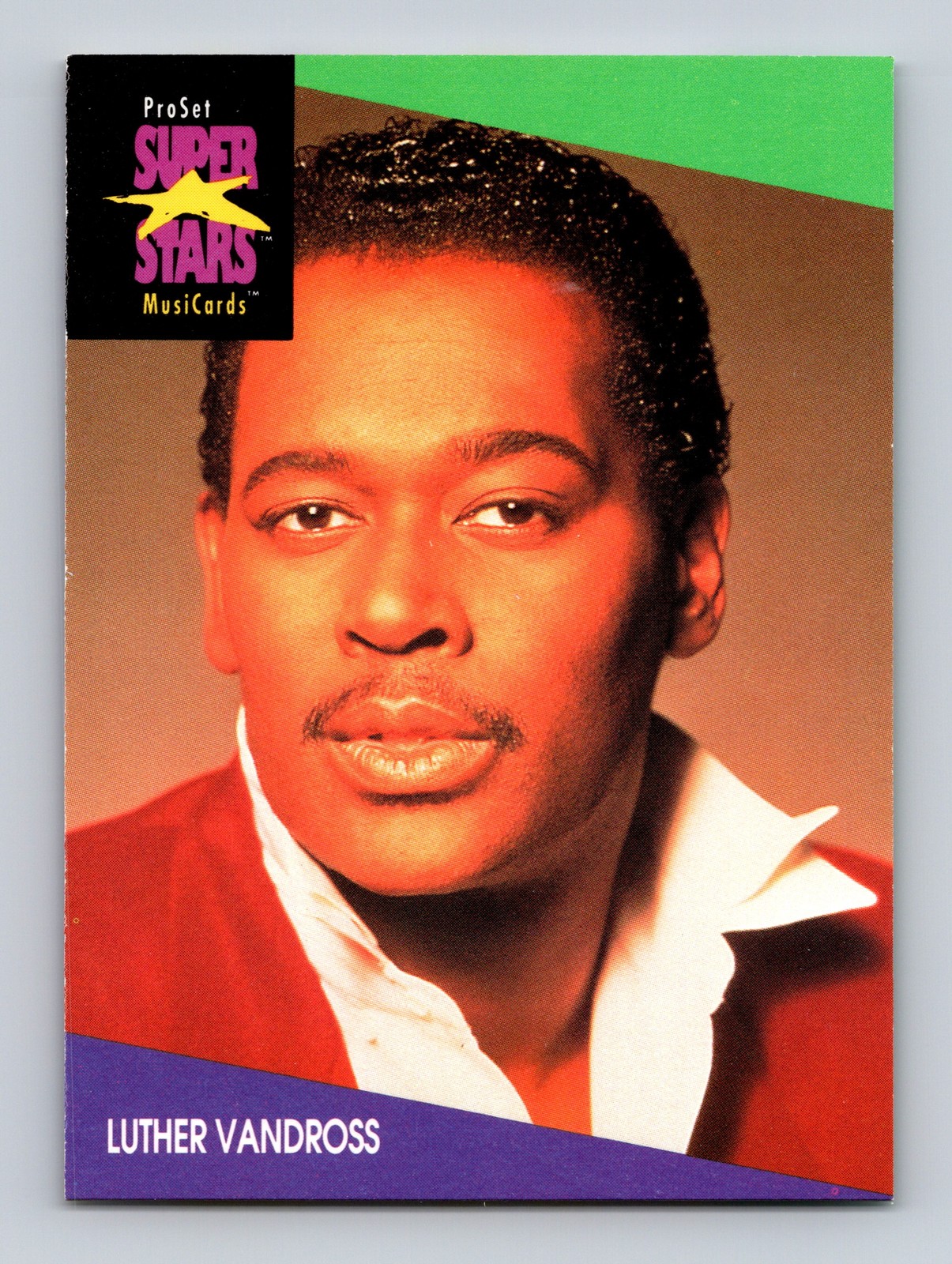 1991 Pro Set SuperStars MusiCards #140 Luther Vandross