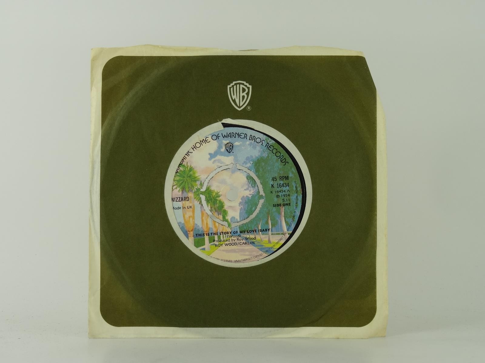 WIZZARD THIS IS THE STORY OF MY LOVE (BABY) (8) 2 Track 7" Single including Pict