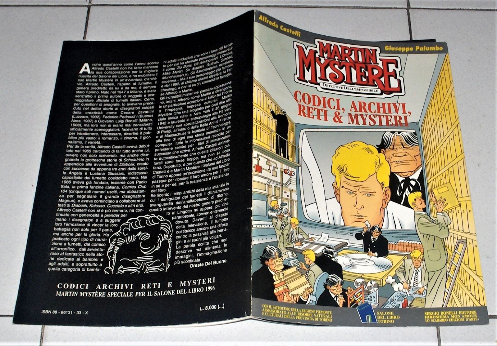 MARTIN MYSTERE Codici archivi reti & misteri - Speciale Salone del libro 1996