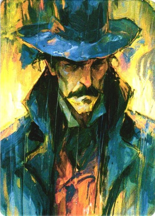Doc Holliday Old West Artista Firmato Personalizzato 1 di 1 Art Card