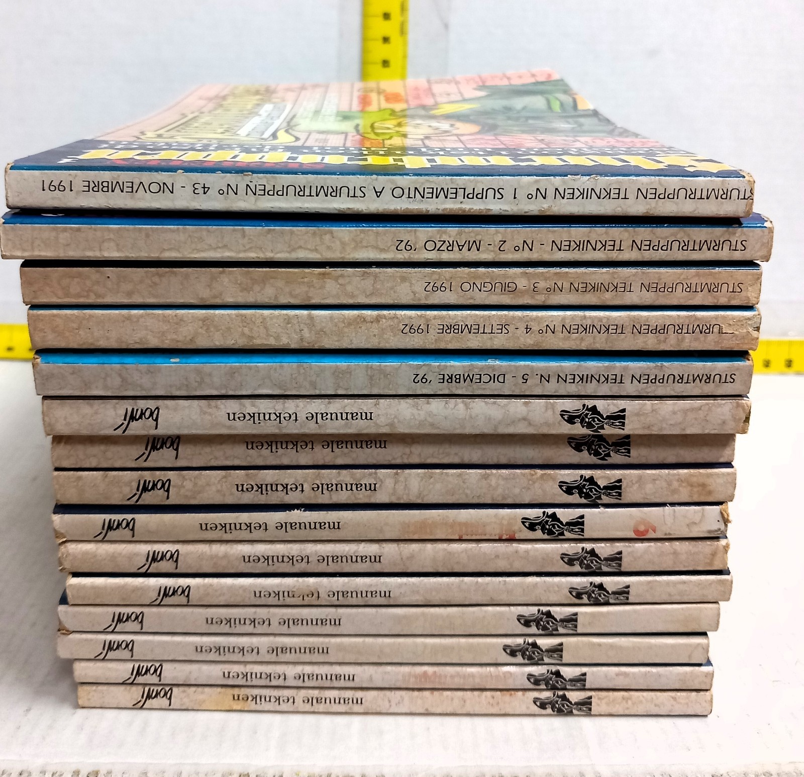 STURMTRUPPEN MANUALE TEKNIKEN 1/15 COMPLETA - ED. VINCENT  1991 - OTTIMI+++