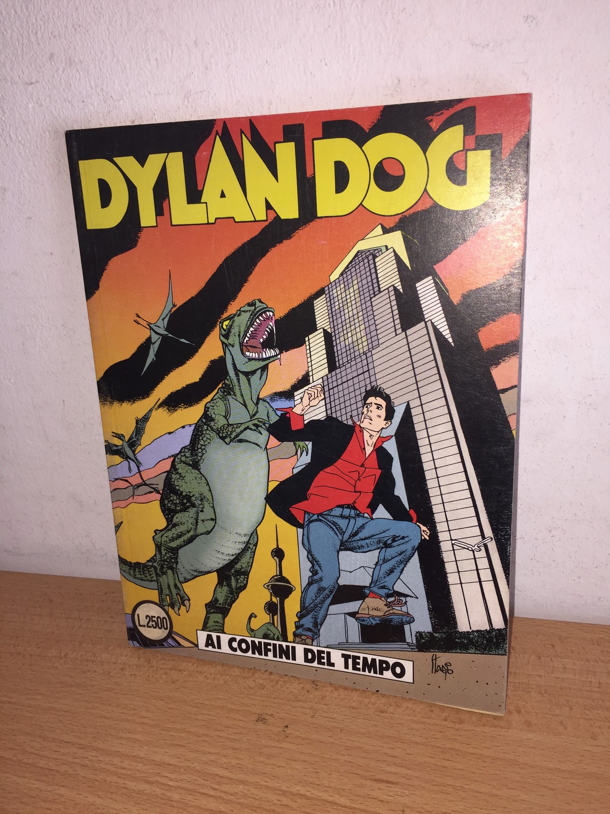 Fumetto Dylan Dog Originale N.50 AI CONFINI DEL TEMPO 1990 Copertina NORMALE