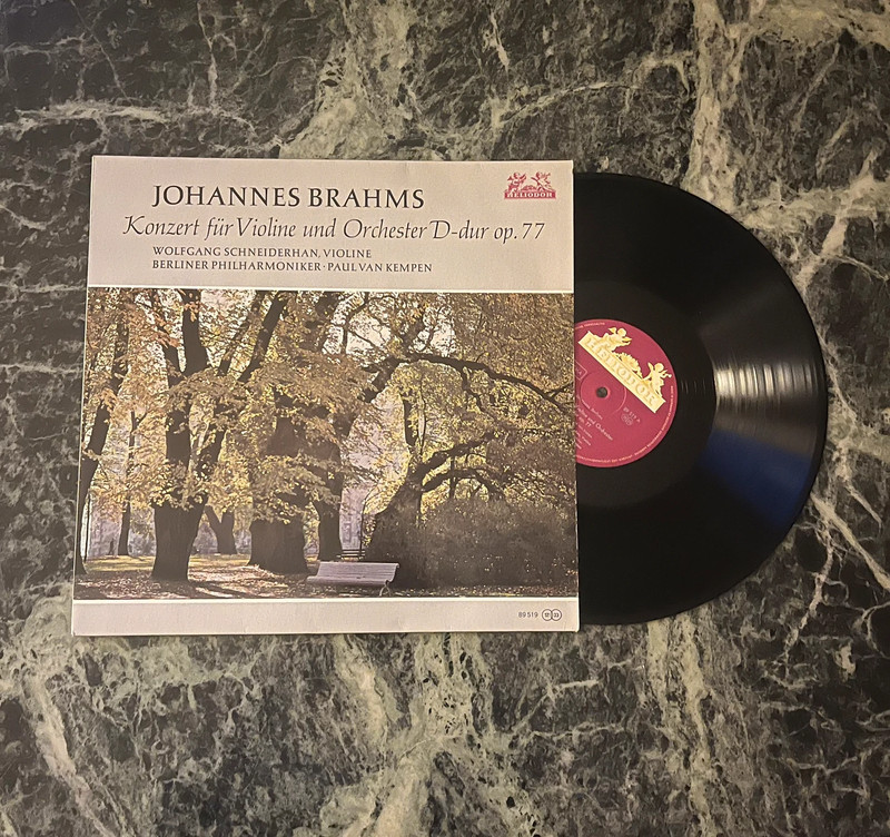 Johannes Brahms: Violinkonzert D-Dur Op. 77 – Vinyl LP Heliodor (89 519