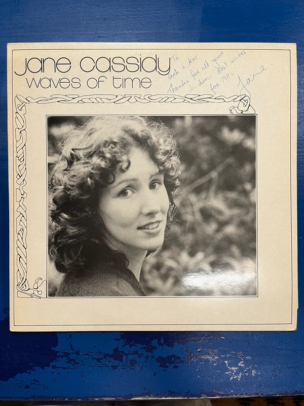 Jane Cassidy - Waves Of Time Lp Autographed!