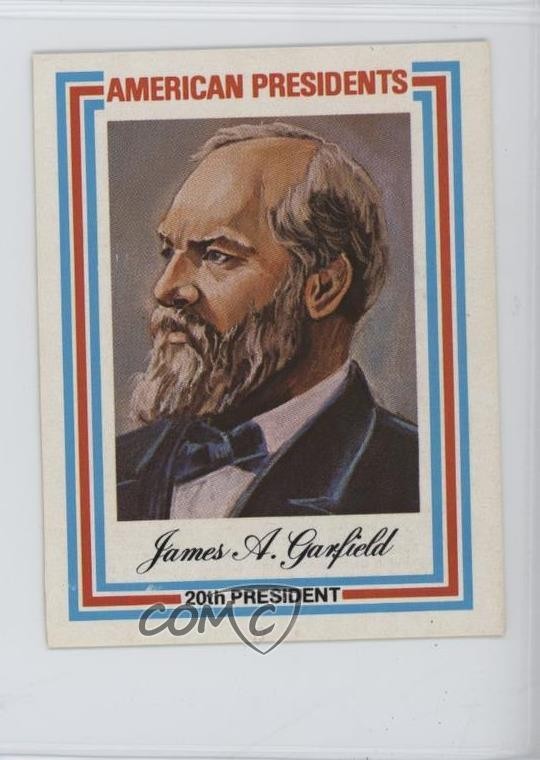 1974 Panographics American Presidents James A Garfield #20 05k6