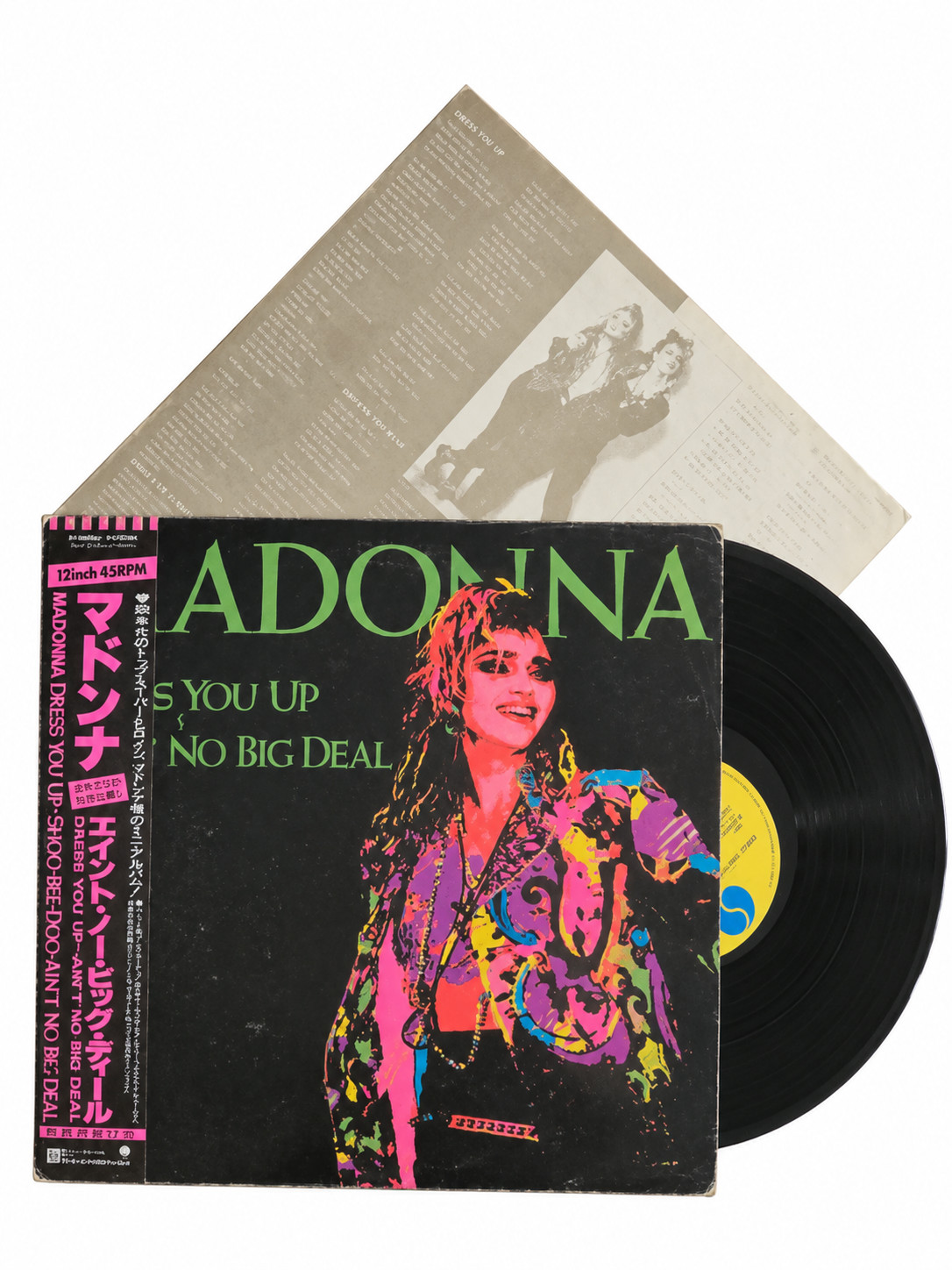 Maxi 45T Madonna Dress you up Big deal P5202 Obi + Lin Japan - 33T Vinyle Record