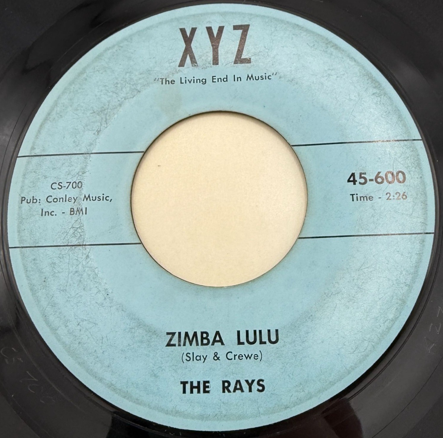 The Rays Zimba Lulu / Why Do You Look the Other Way 45 Vinyl 50s Soul DooWop