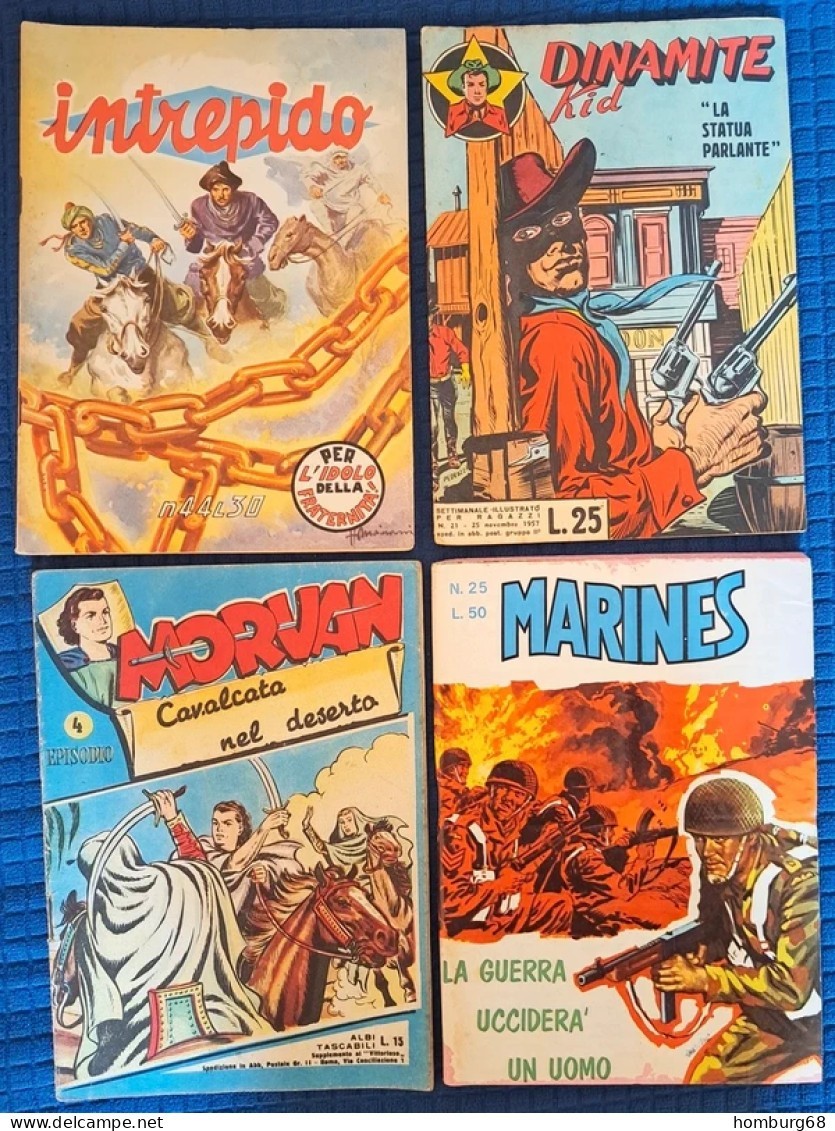 M191= N° 4 Fumetti Originali Anni '50/'60 in Offerta !