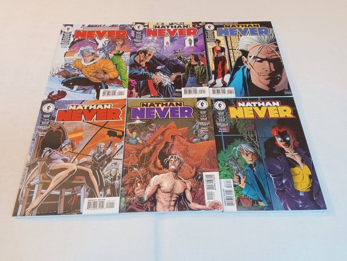NATHAN NEVER SERIE COMPLETA 1 - 6 DARK HORSE EDIZIONE ESTERA AMERICANA del 1999