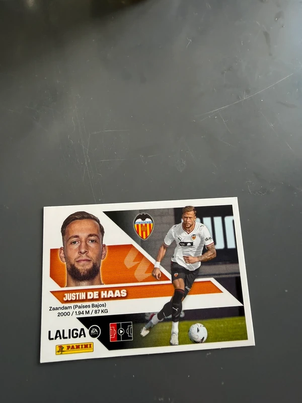 Cromo De Hass últimos fichajes 9
