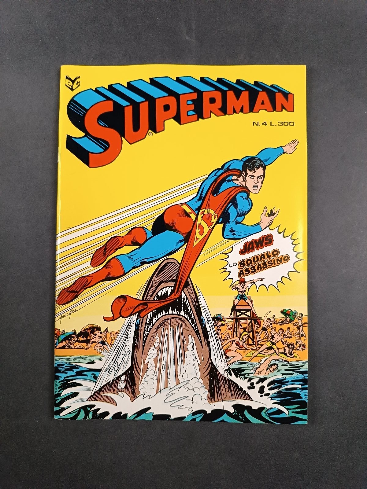Fumetto Superman n.4 Lo squalo assassino Cenisio 1976