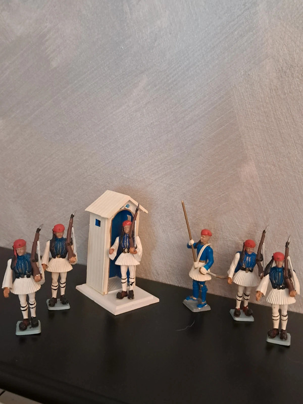 Set vintage soldatini Aohana anni '60 prodotto in Grecia