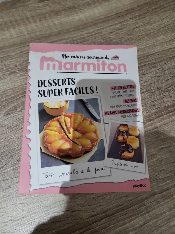 Livre pâtisserie Marmitton
