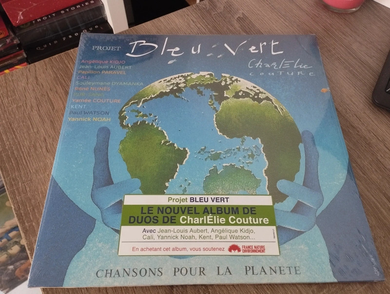 Charlelie Couture vinyle Projet Bleu Vert