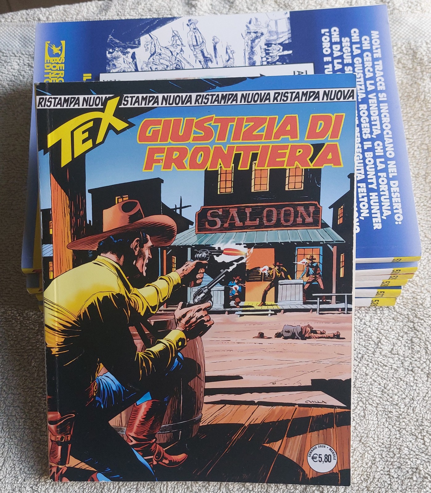 Tex Nuova ristampa - 7 numeri dal 525 al 531