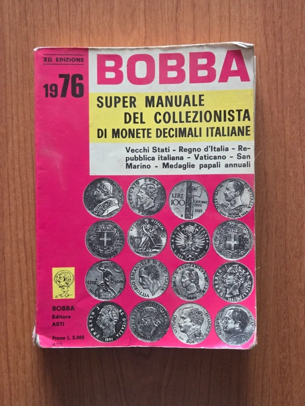 Super manuale del collezionista di monete - Bobba 1976 📕