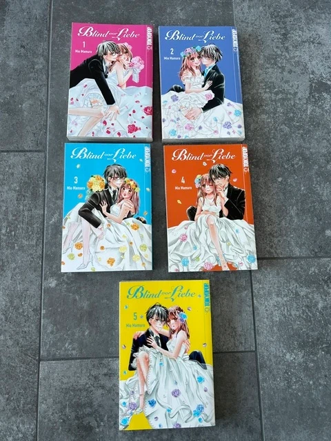 Comics Mangas Blind vor Liebe - Mio Mamura - 5 Teile