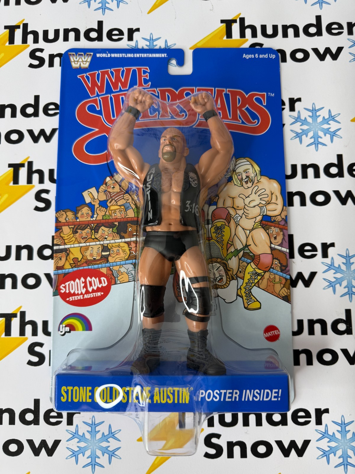 Modellino Stone Cold Steve Austin WWE Superstars + Poster Inside