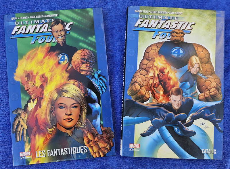 Comics Lot Marvel Deluxe Ultimate Fantastic Four 1 et 2