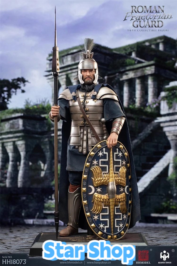Modellino Modellino guardia romana corazzato argento 1/6 HAOYUTOYS HH18073 in magazzino