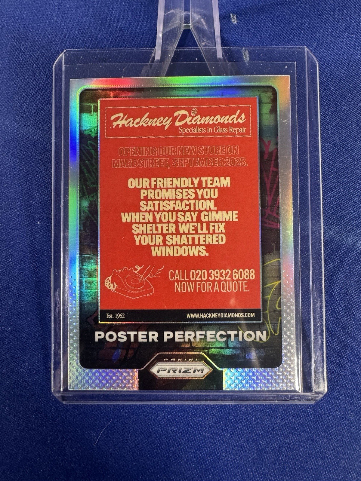 Poster Prizm Rolling Stones 2025 Perfetto Argento Diamanti Hackney #30 B22