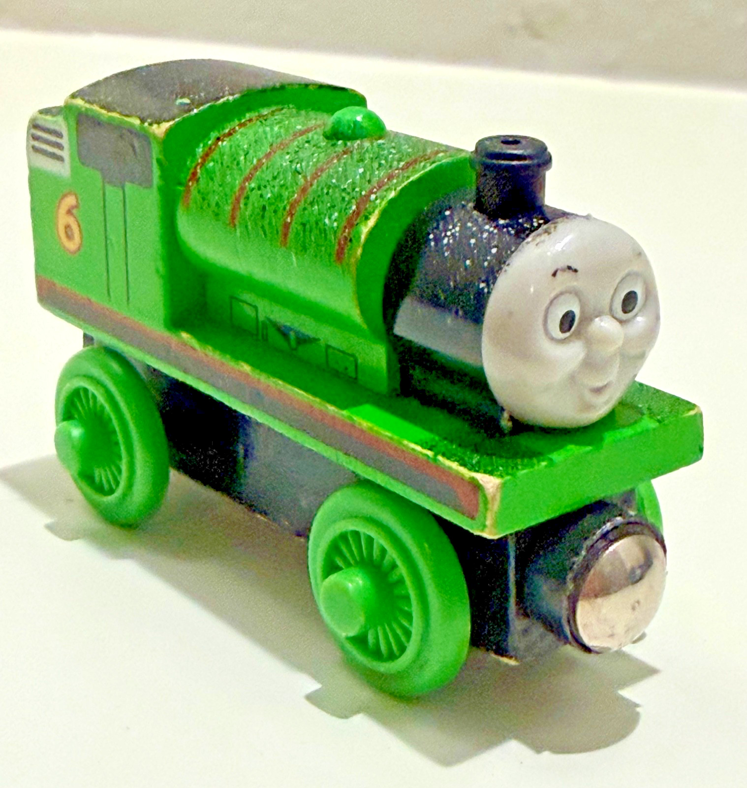 Thomas & Friends Wooden Railway COAL DUST PERCY 2003 RETIRED