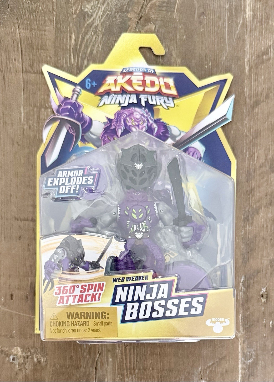 Legends Of Akedo Ninja Fury Series 7 BOSS WEB WEAVER Ninja Bosses Figura NUOVO!