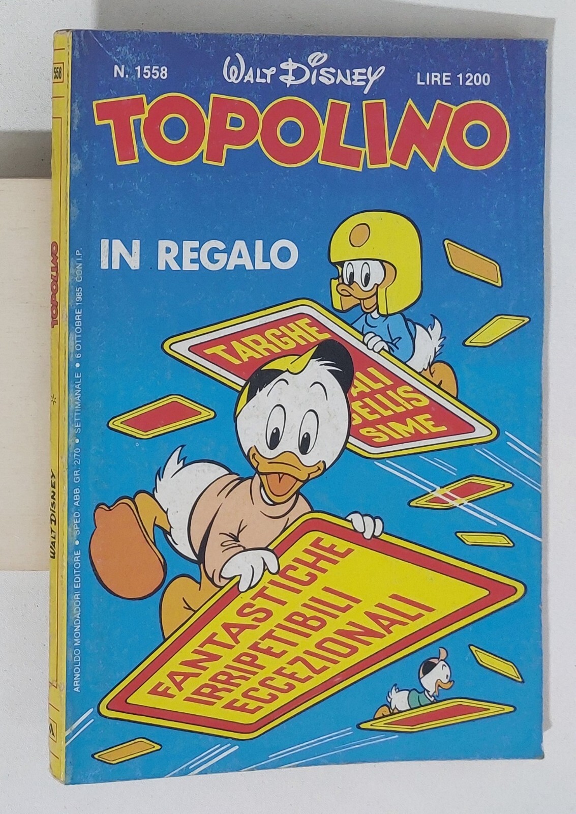65130 TOPOLINO libretto n. 1558 - Mondadori 1985