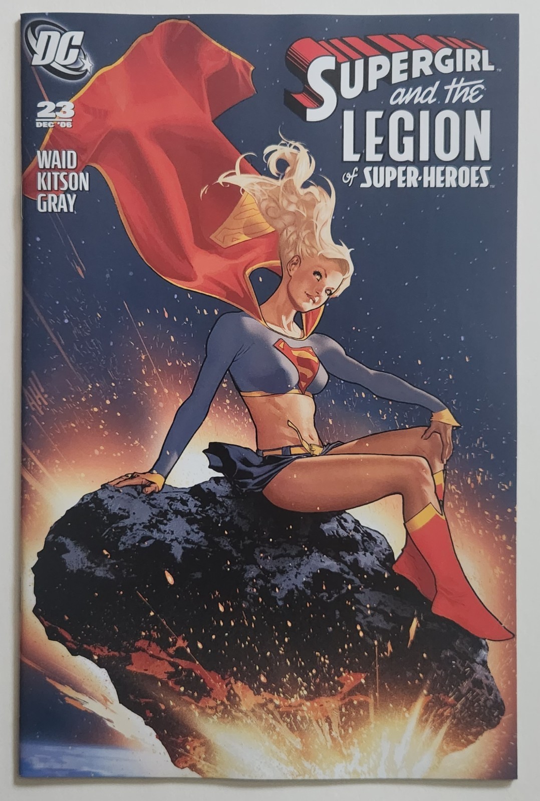 Supergirl and the Legion of Super-Heroes #23 NM Hughes Variant DC Facsimile 