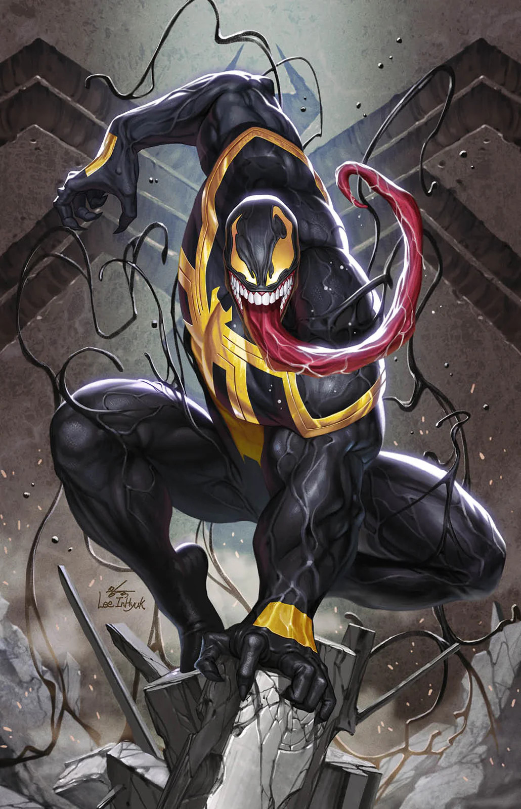 ALL NEW VENOM #1 MEGACON 2025 Inhyuk Lee Virgin Variant Cover LTD To ONLY 500