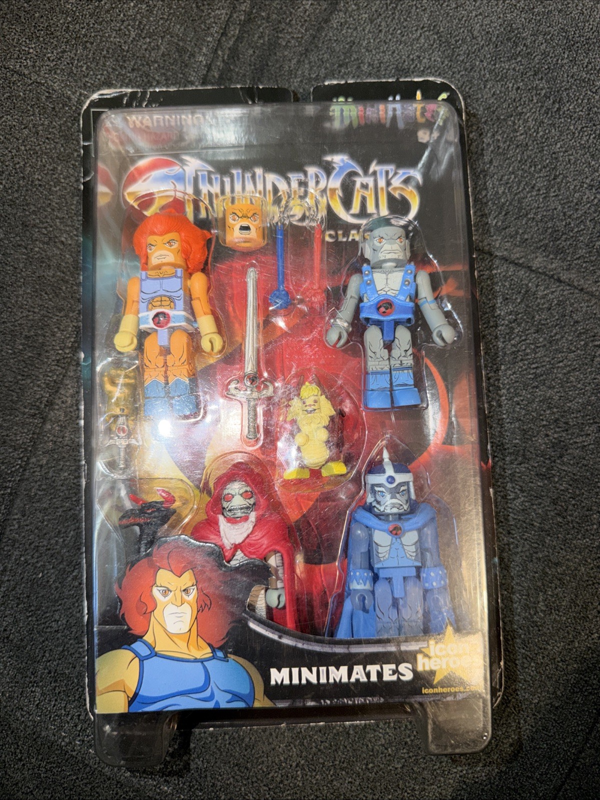 Thundercats Classic Minimates set #1 Panthro, Jaga, Liono, Mumm-ra, Look Rare