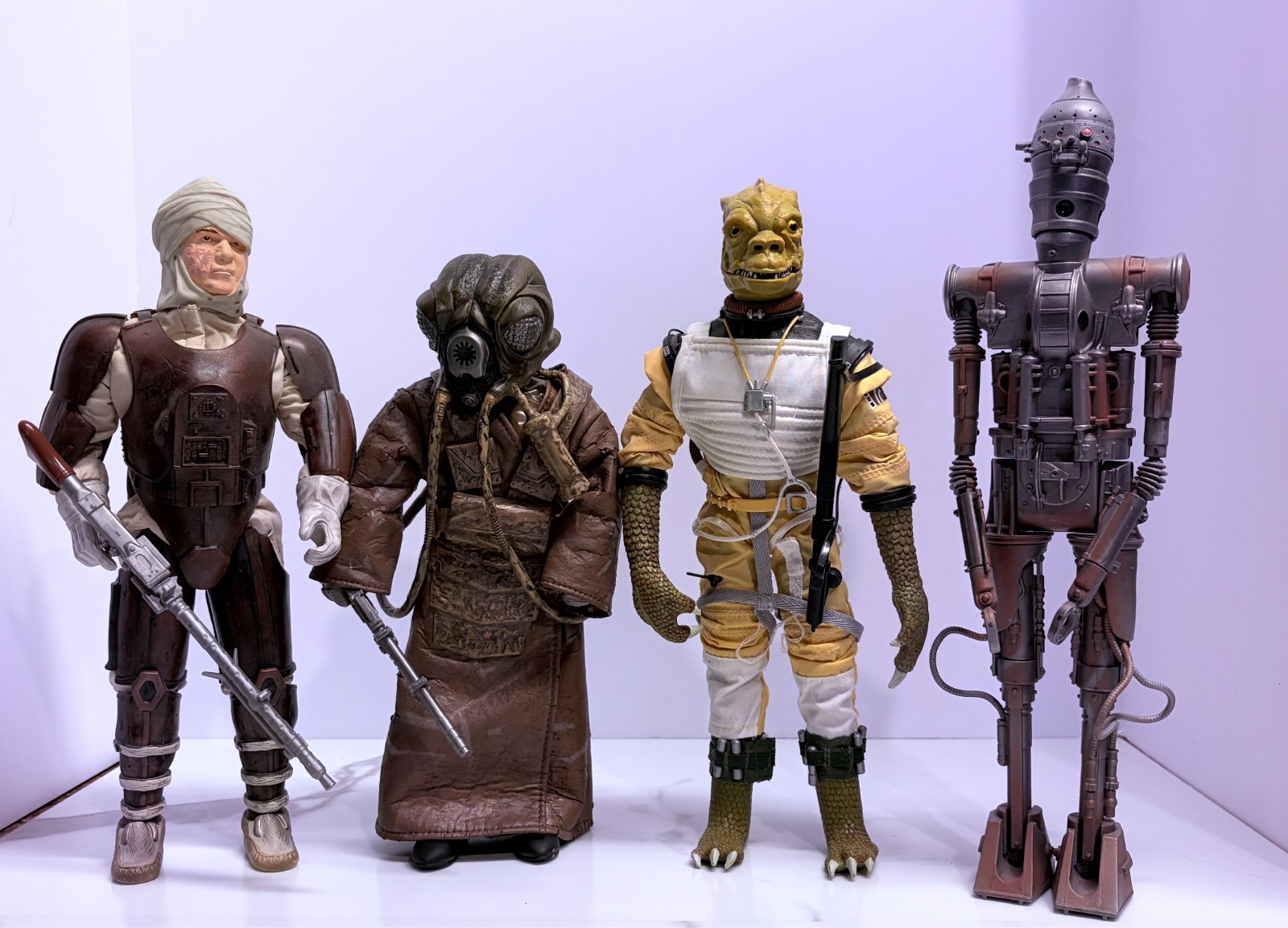 Lotto Star Wars 12" 1/6 Dengar Zuckuss Bossk IG-88 Bounty Hunter Hasbro