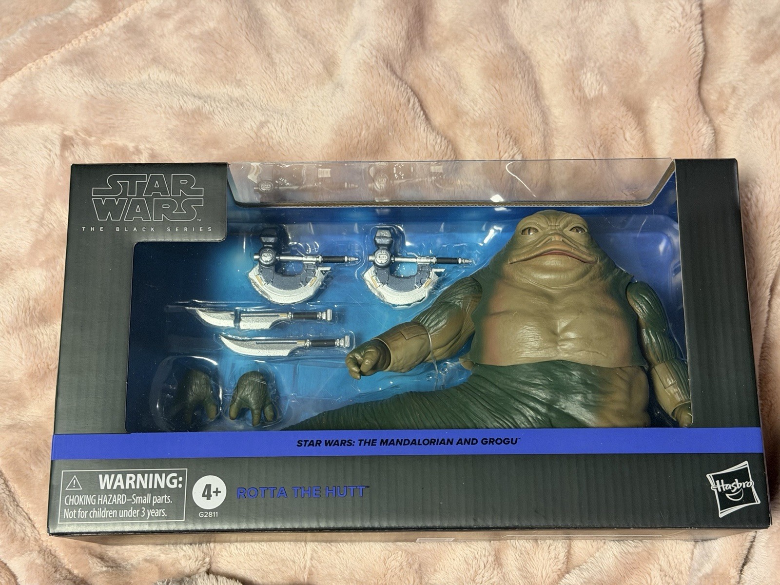 Hasbro Star Wars Black Series The Mandalorian & Grogu Deluxe Rotta the Hutt 6"
