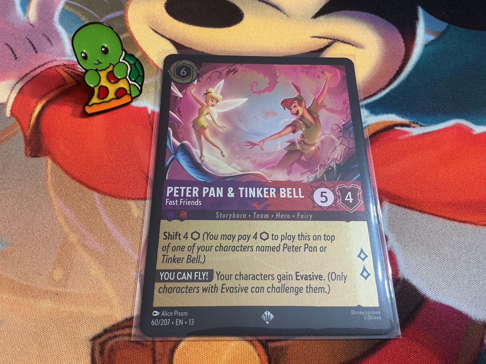Peter Pan & Tinker Bell - Fast Friends - NM COLD FOIL - Attack of the Vine!