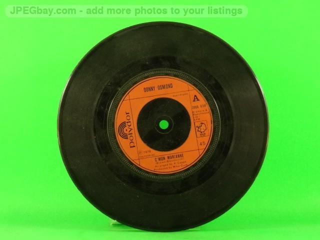OSMOND,DONNY C'MON MARIANNE (137) 7" POLYDOR