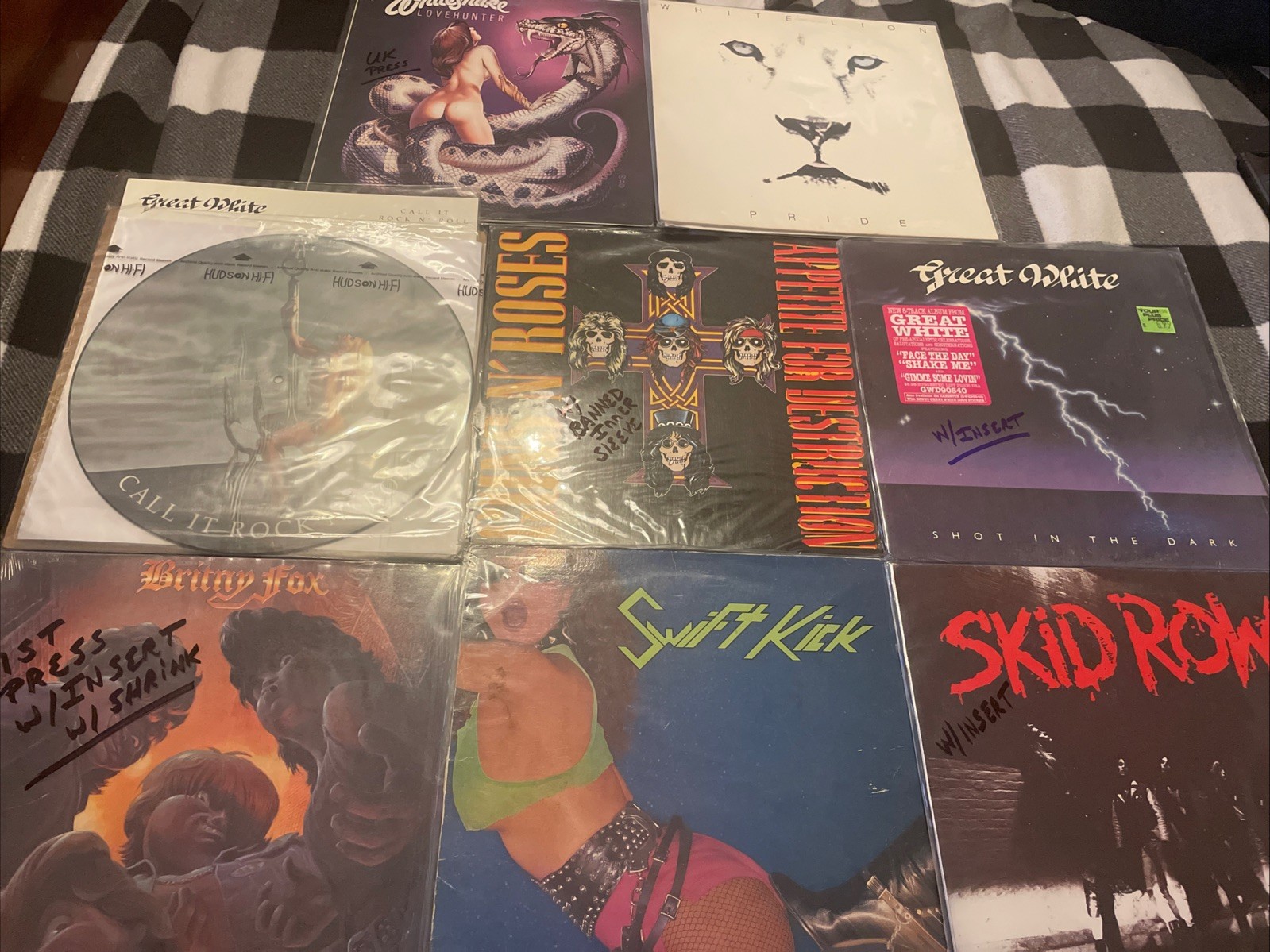 GLAM HAIR METAL RECORD LOT ORIGINAL PRESSINGS VINYL LP HEAVY METAL 🤘🏻