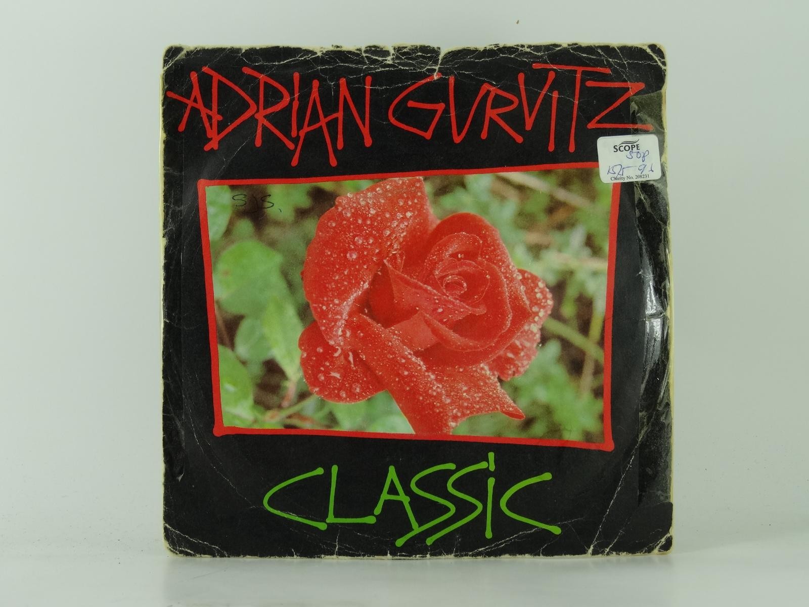 ADRIAN GURVITZ CLASSIC (63) 2 Track 7" Single plus Picture Sleeve RAK RECORDS LT