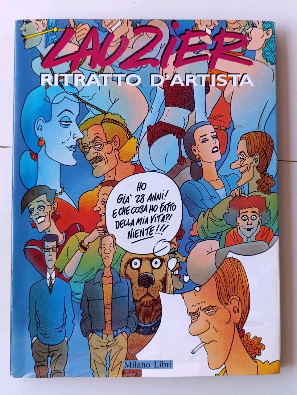 gérard lauzier RITRATTO D' ARTISTA milano libri edizioni RCS 1994 choupon suite