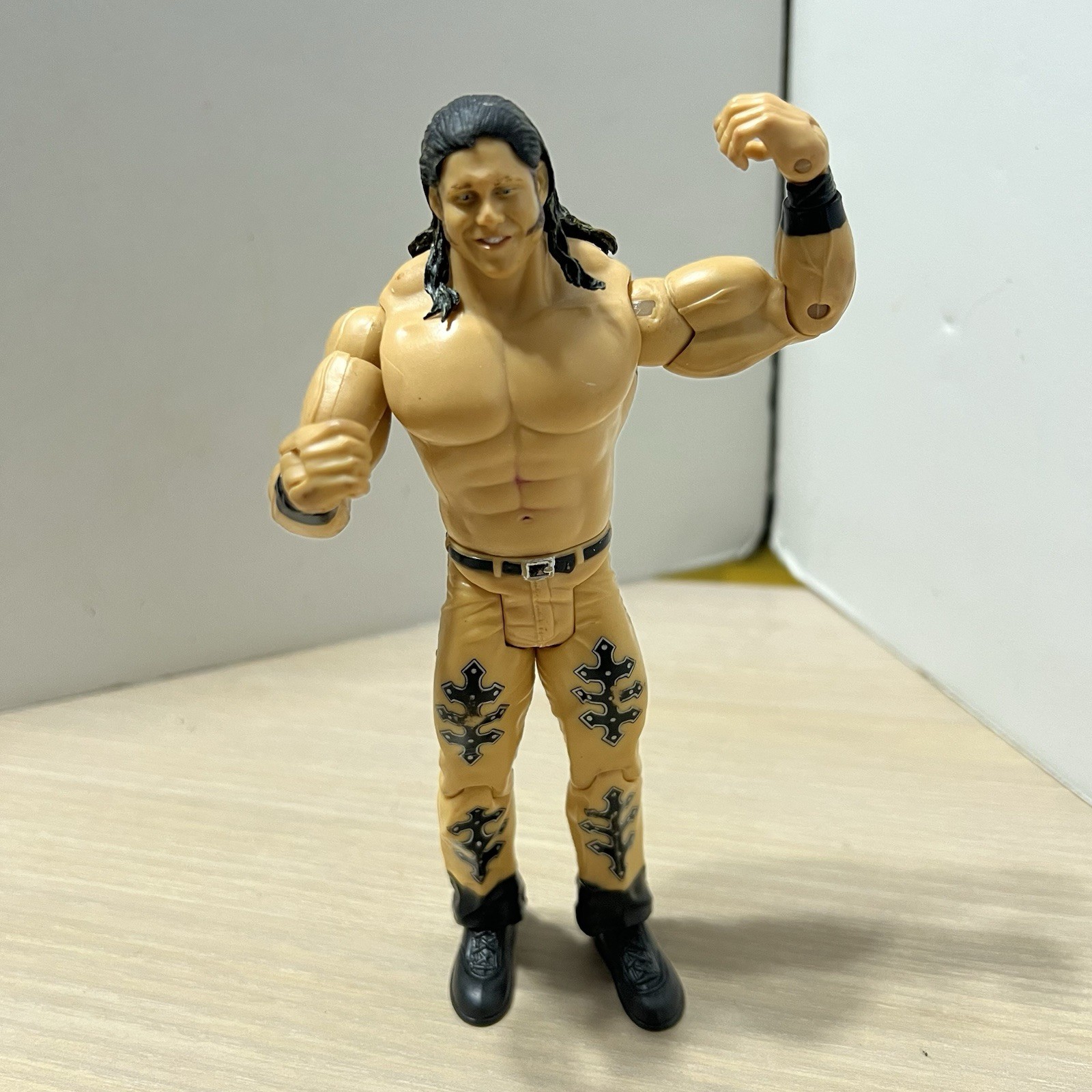 Modellino vintage WWE John Morrison 2003 Jakks Pacific Wrestling 8" sciolto